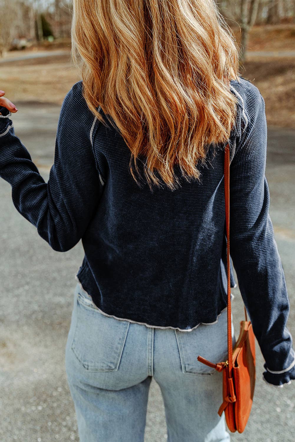 Lovesoft- Round Neck Long Sleeve T-Shirt