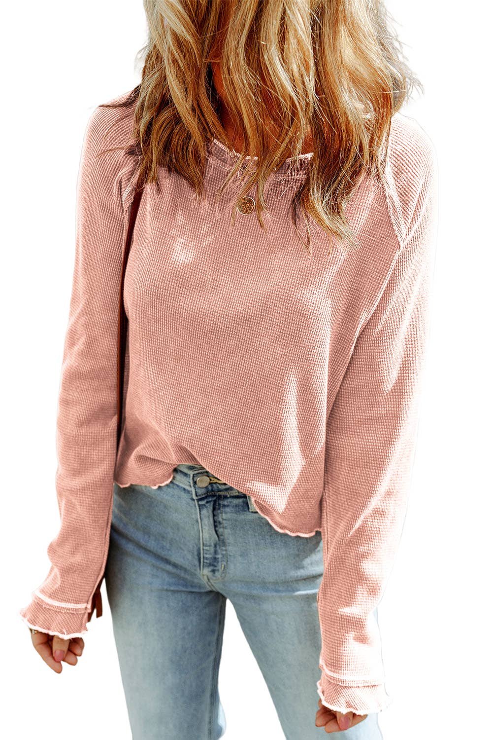 Lovesoft- Round Neck Long Sleeve T-Shirt