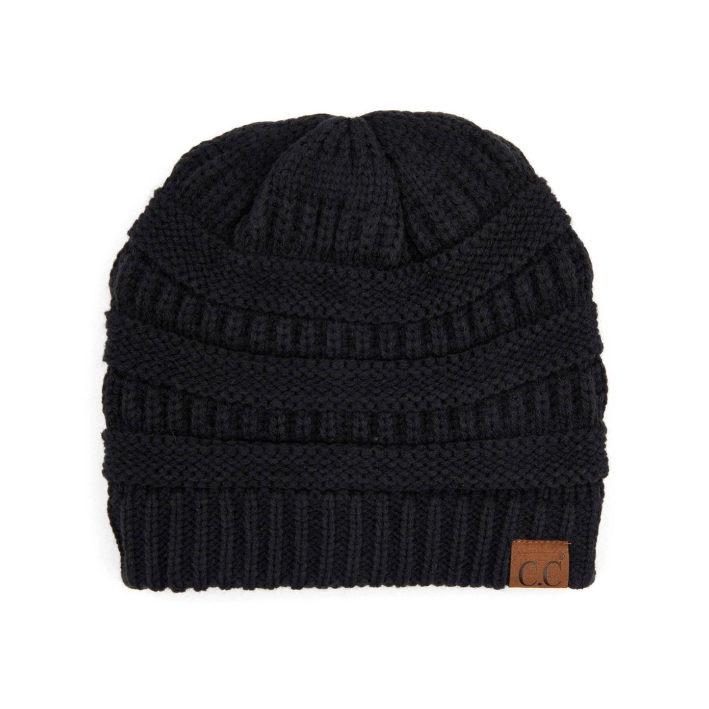 CC Knit Black Beanie
