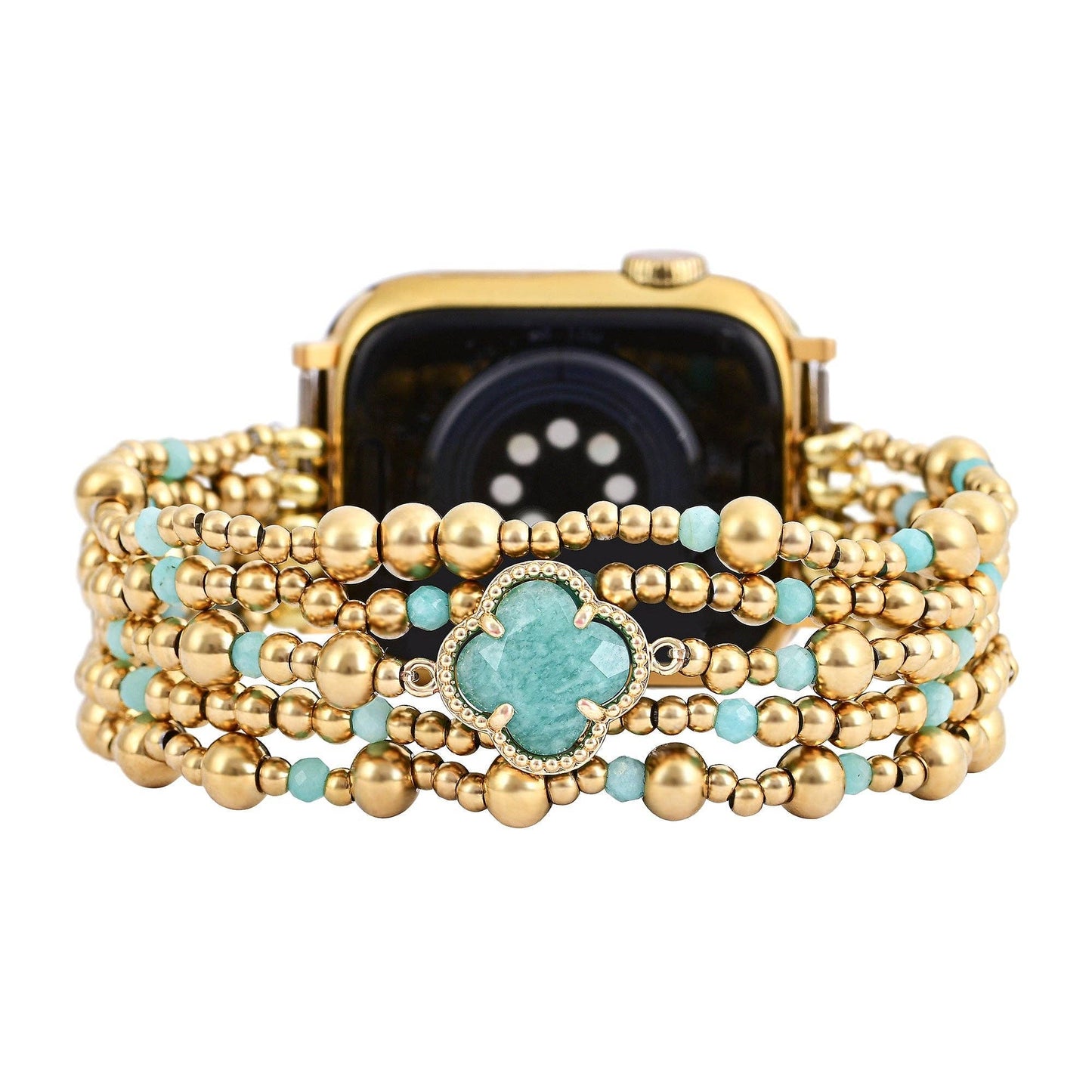 Cape Diablo - Healing Amazonite Delight Stretch Apple Watch Strap