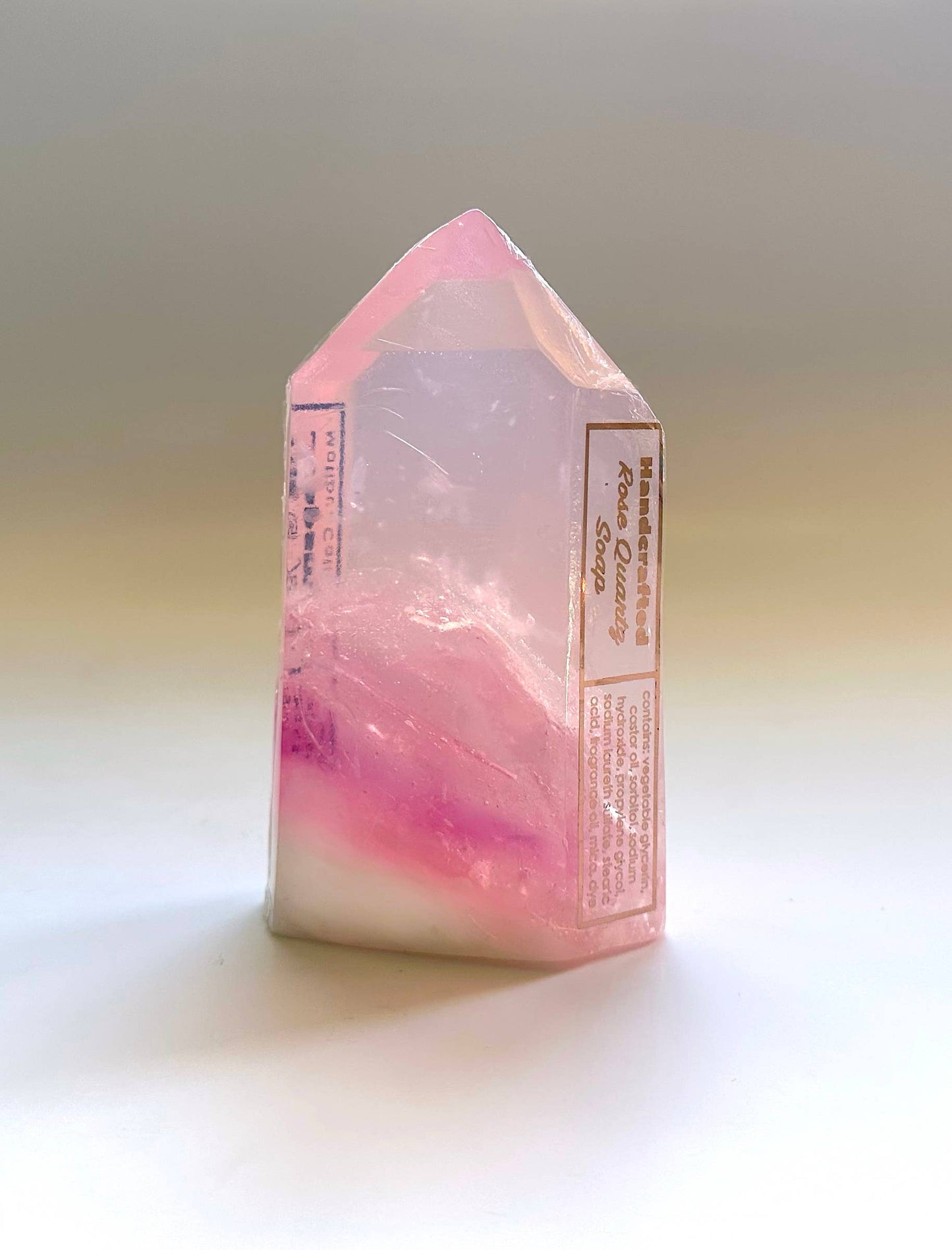 The Crystal Soapsmith - Pink Quartz soap crystal