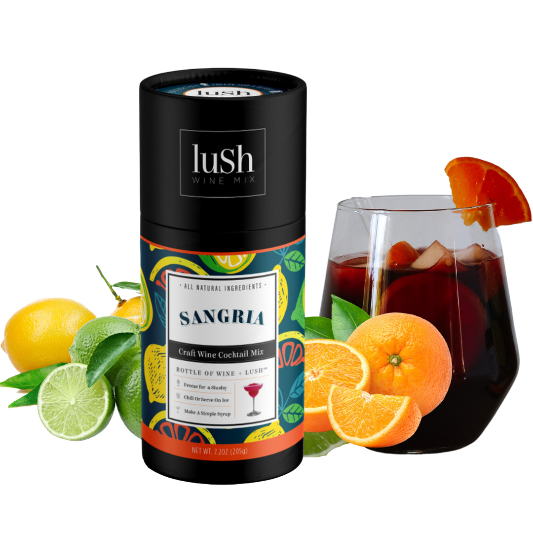Lush Wine Mix - Sangria Singles - Organic Sangria Cocktail & Mocktail Mix