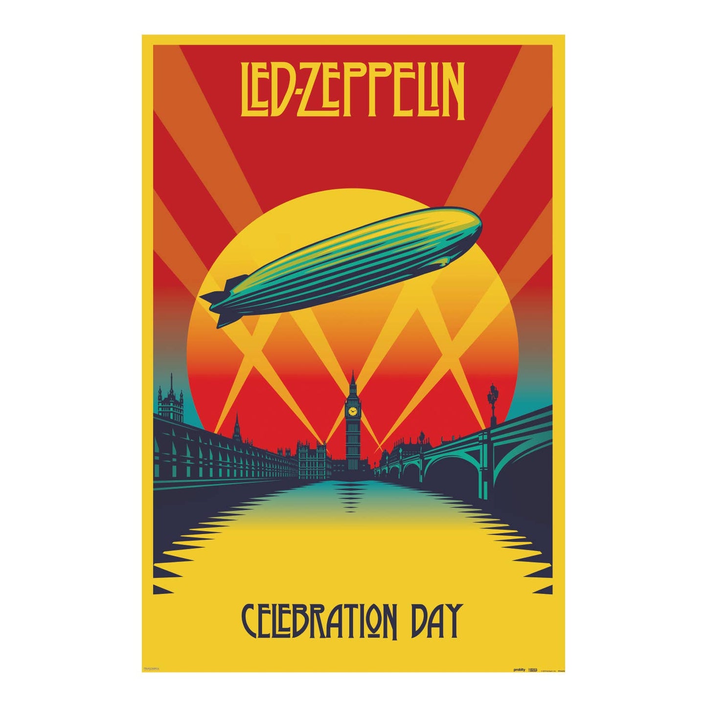 Pyramid America - Led Zeppelin - Celebration Day Poster