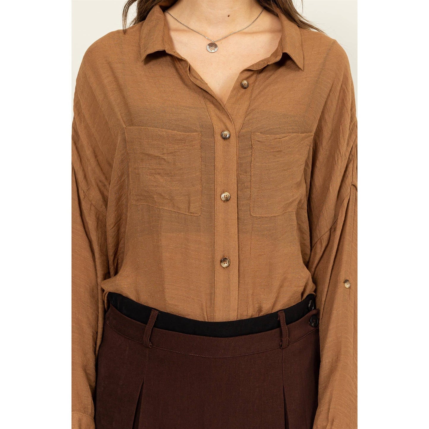 Rustie LONG SLEEVE BUTTON DOWN SHIRT