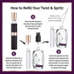 Zodica Perfumery - Zodiac Perfume Twist & Spritz Travel Spray Gift Set 8ml: Capricorn