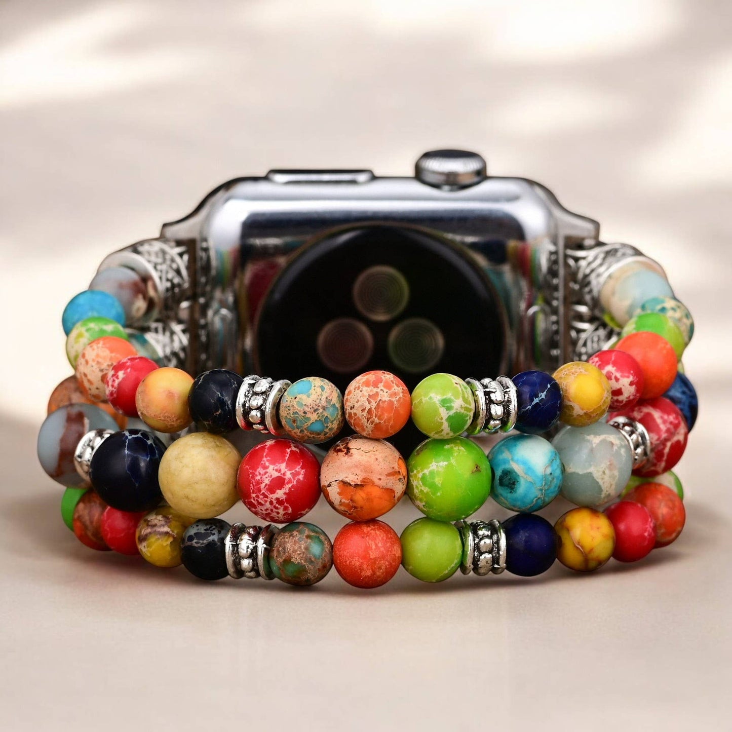 Cape Diablo - Vibrant Chakra Stretch Apple Watch Strap