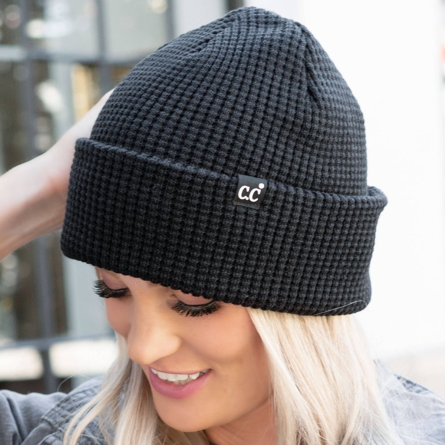 CC Beanie Waffle Knit