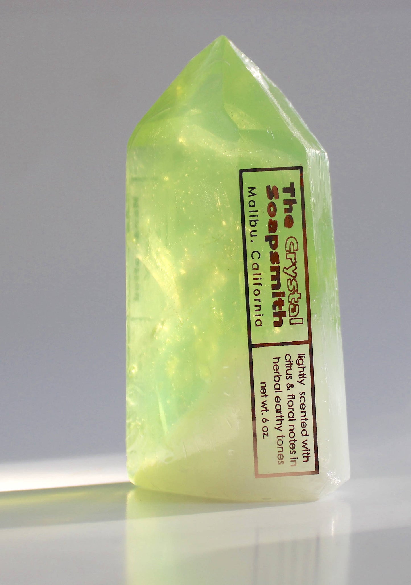 The Crystal Soapsmith - Peridot soap crystal