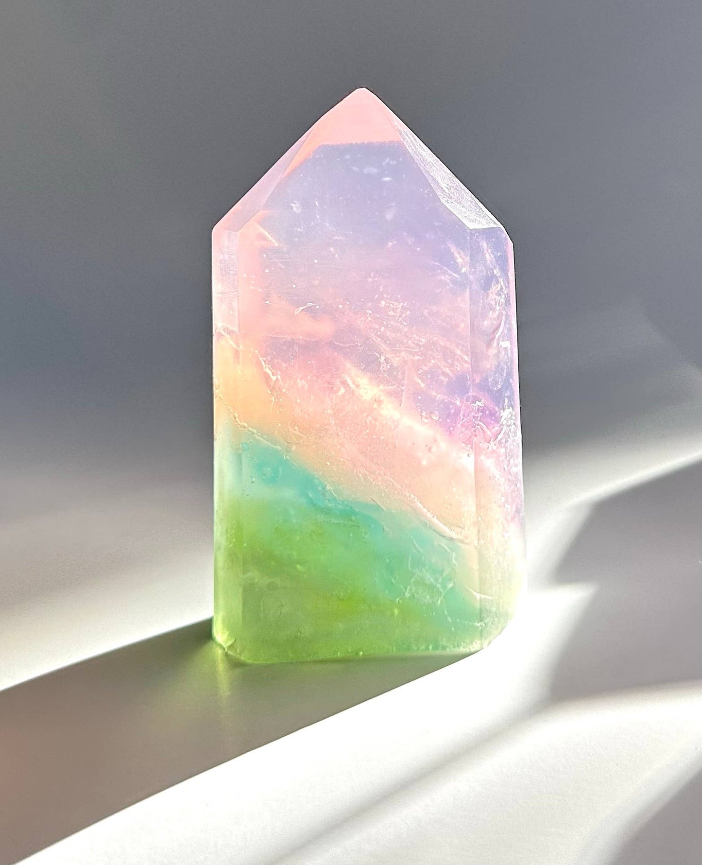 The Crystal Soapsmith - Watermelon Tourmaline Soap Crystal