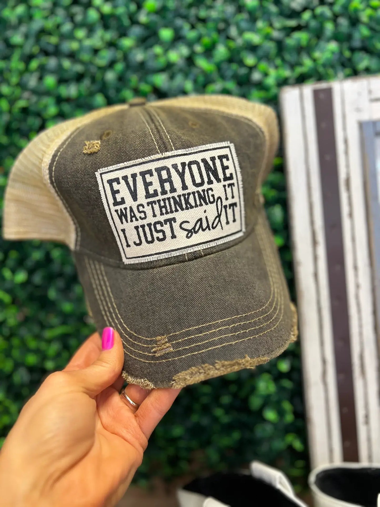 Vintage Life - Everyone Was Thinking It I Just Said It Trucker Hat Cap