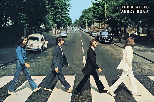 Pyramid America - The Beatles - Abbey Road Poster