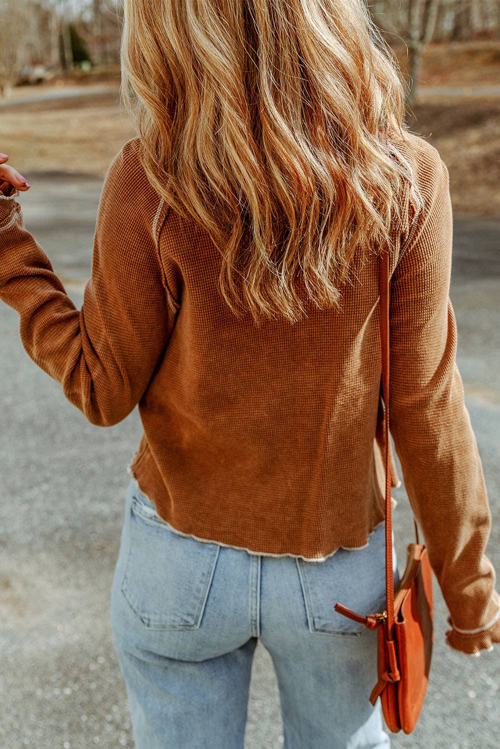 Lovesoft- Round Neck Long Sleeve T-Shirt
