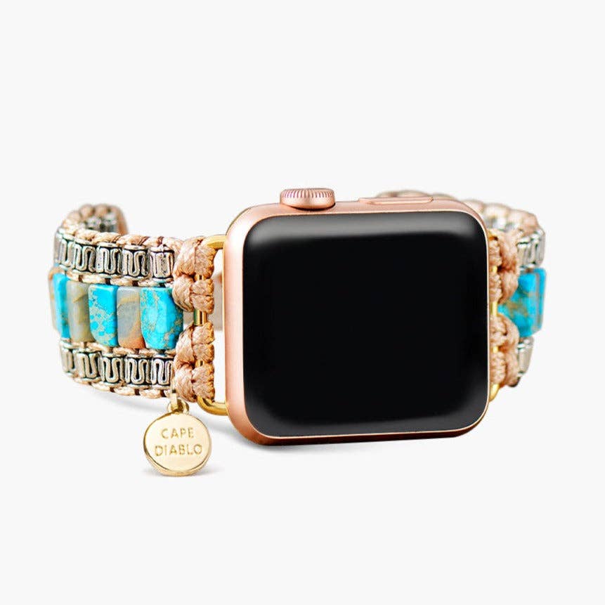 Cape Diablo - Divine Ivory Turquoise Apple Watch Strap