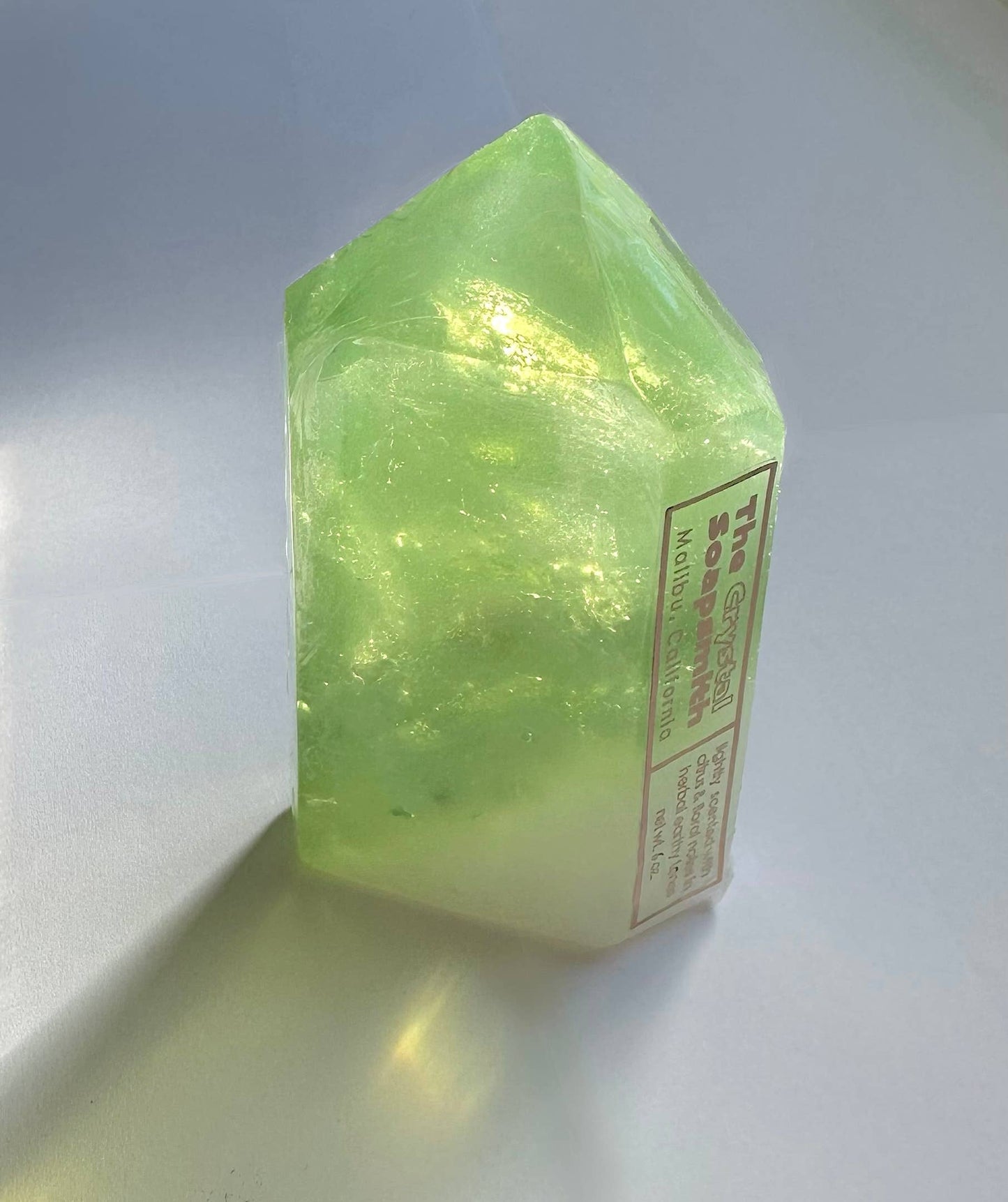 The Crystal Soapsmith - Peridot soap crystal