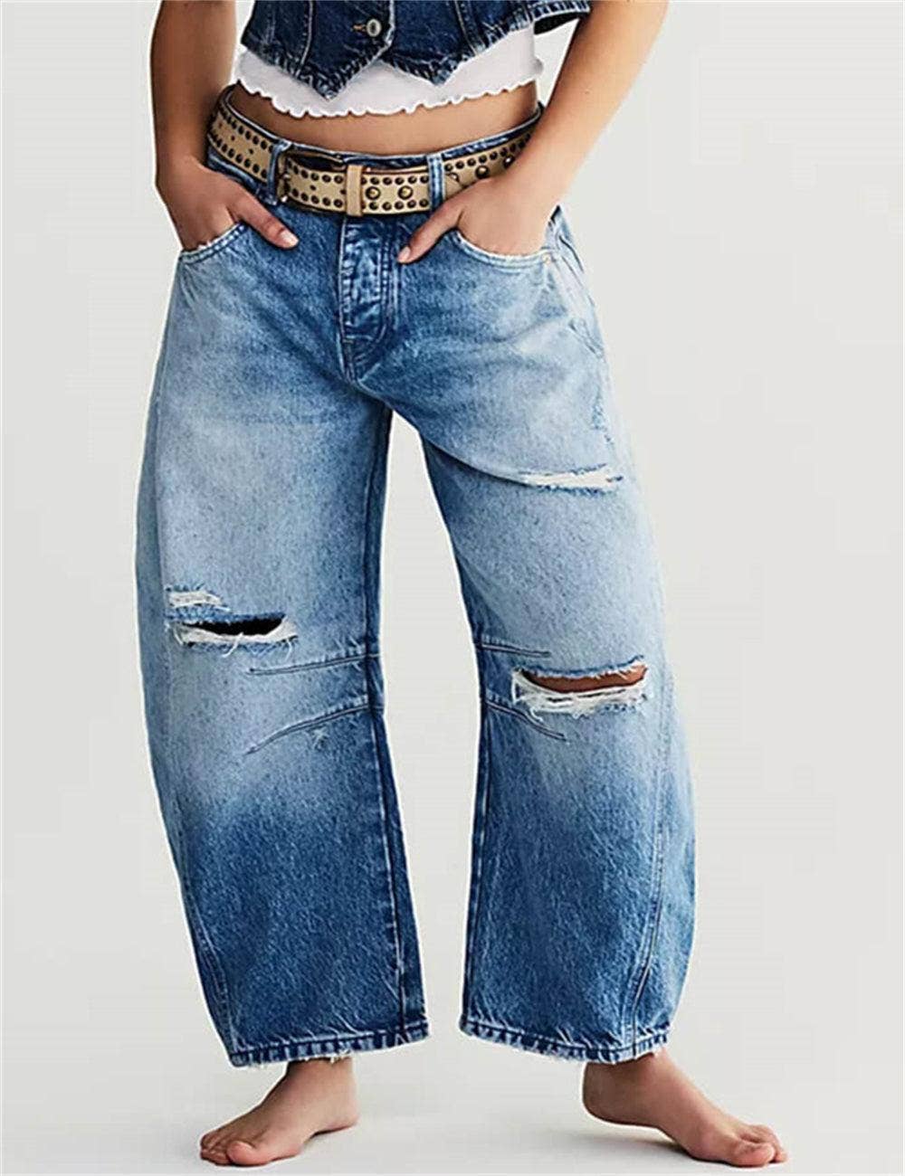 Hip Barrel Jeans