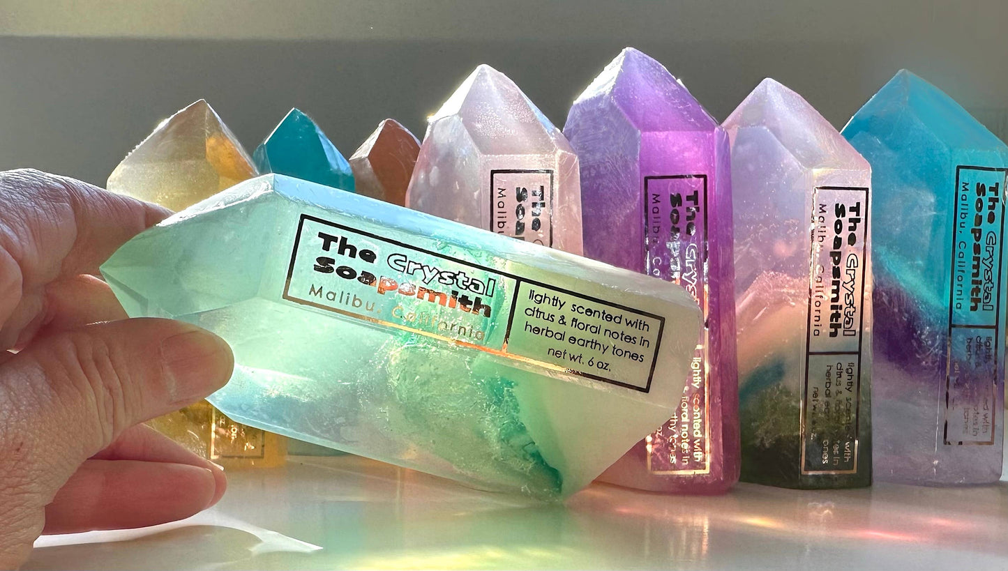 The Crystal Soapsmith - Peridot soap crystal