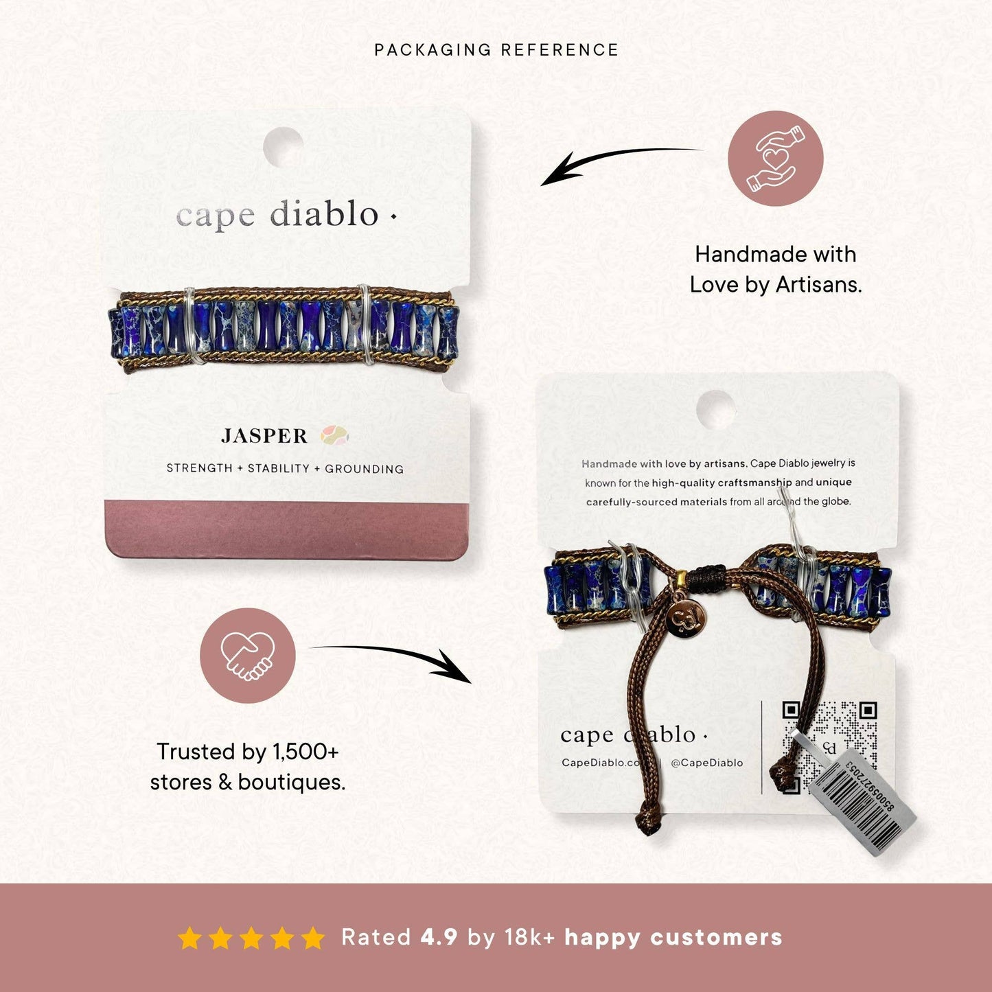 Cape Diablo - Warrior Goddess Wrap Bracelet