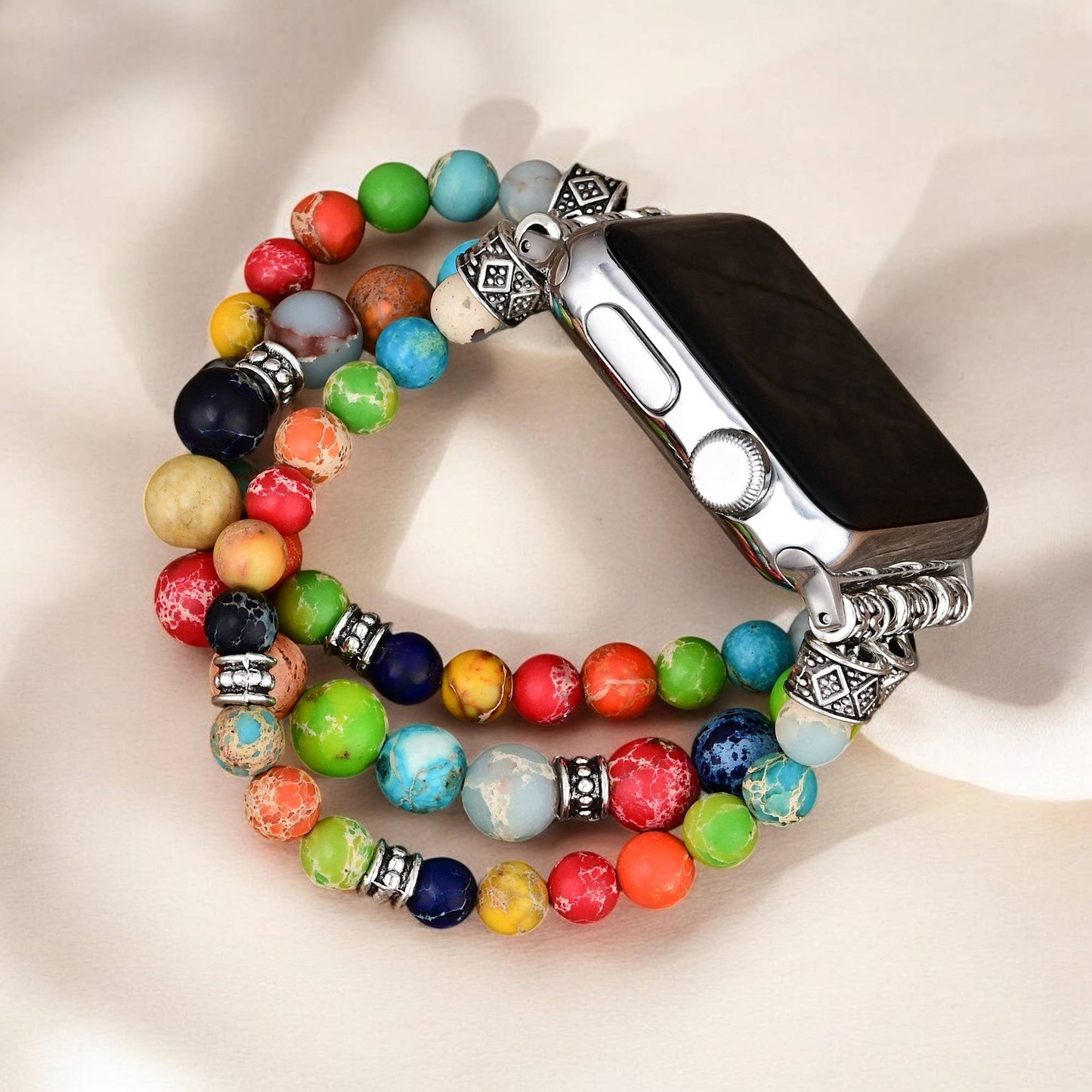 Cape Diablo - Vibrant Chakra Stretch Apple Watch Strap