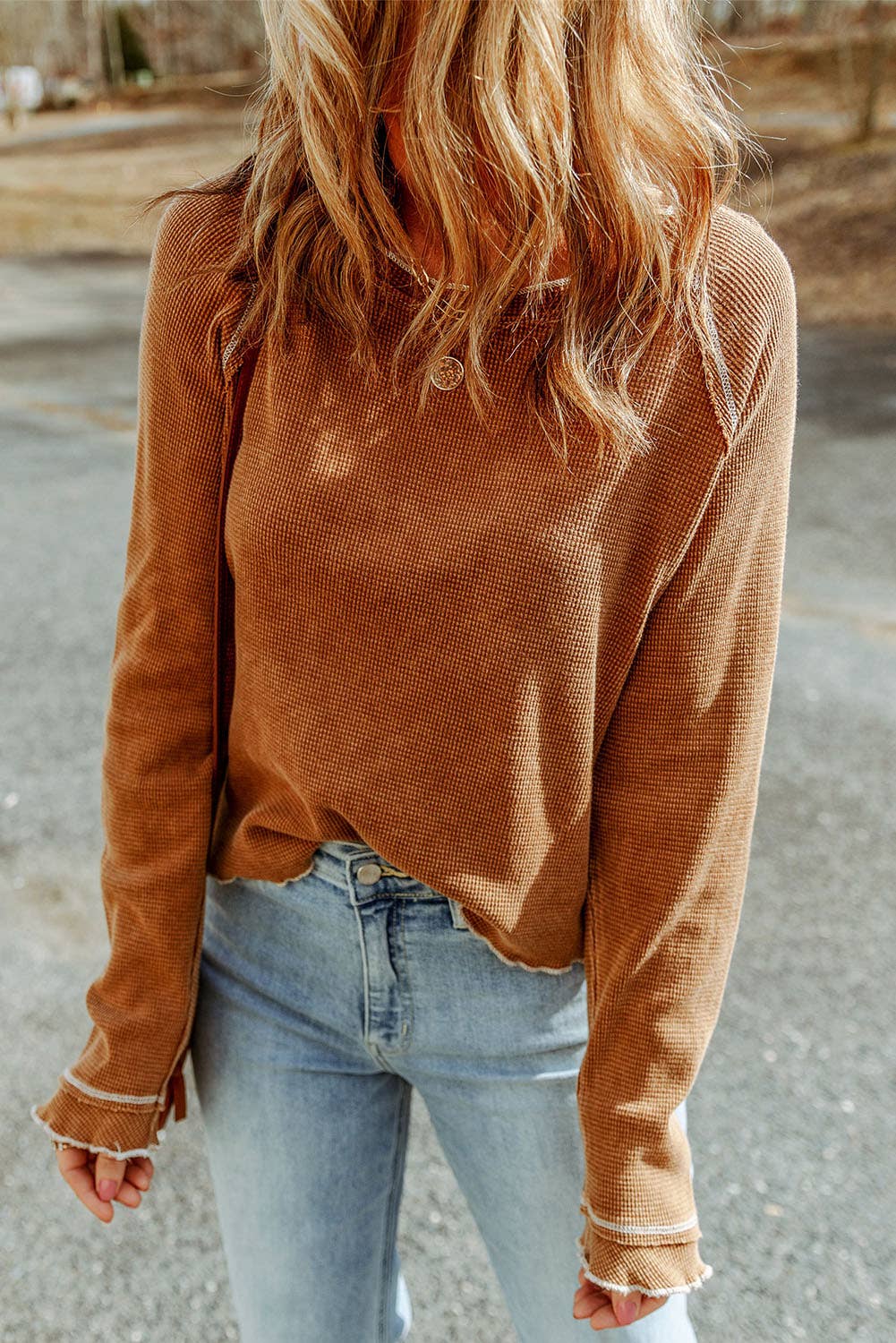 Lovesoft- Round Neck Long Sleeve T-Shirt