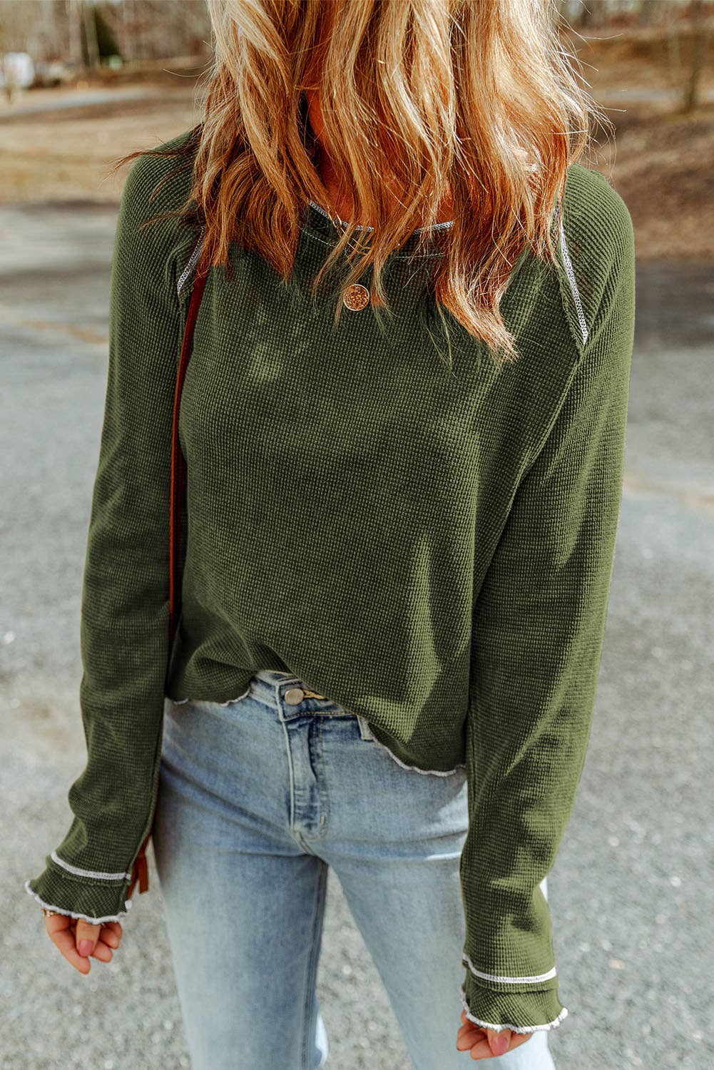 Lovesoft- Round Neck Long Sleeve T-Shirt