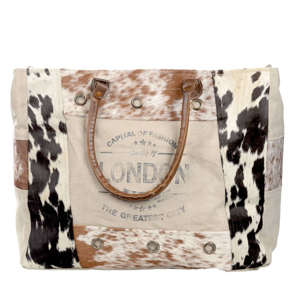Clea Ray Canvas Bags & Clothing - Capital Of Fashion London Tote Bag