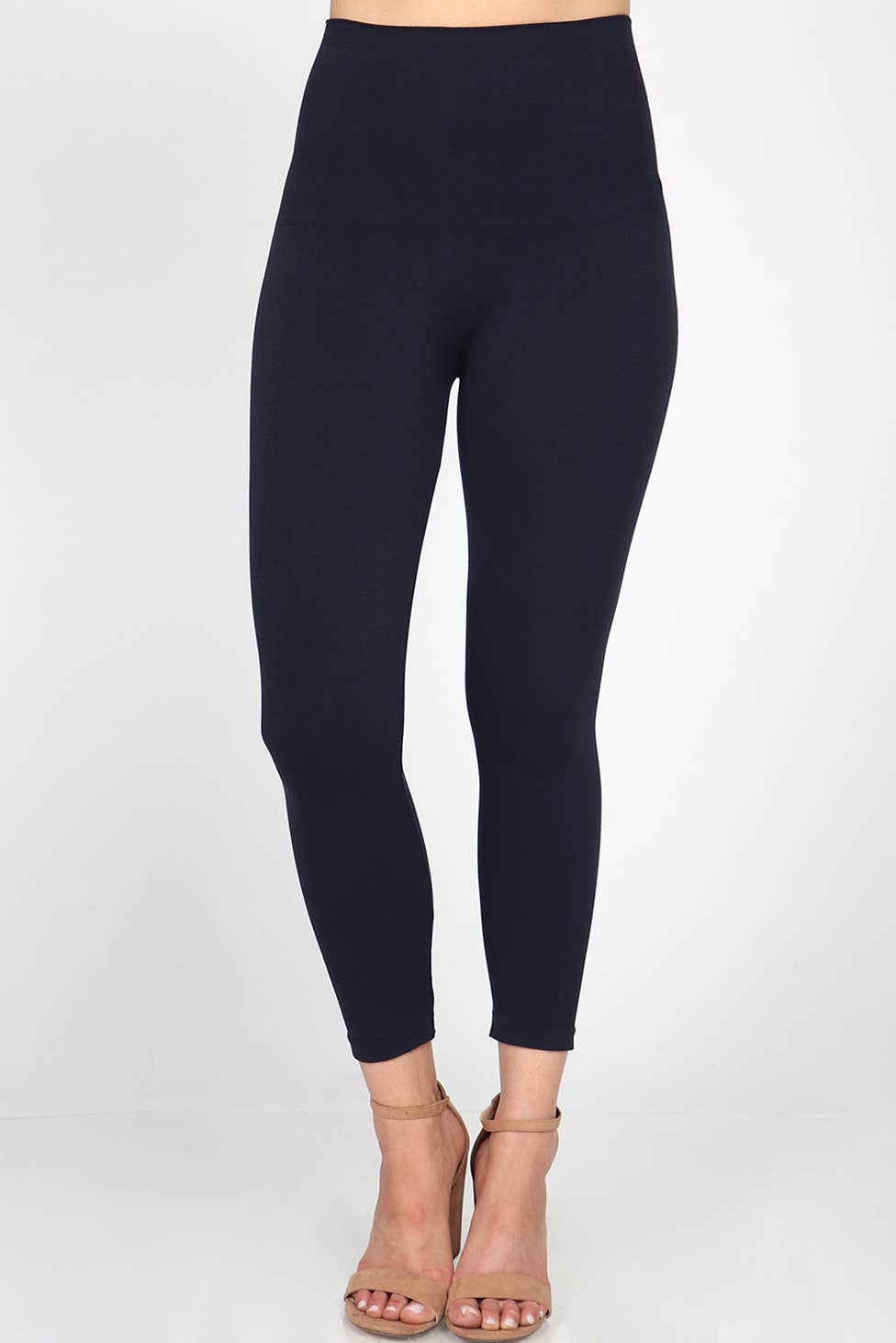 M.Rena - The Tummy Tuck Legging: Full Length / Plus Size / Black