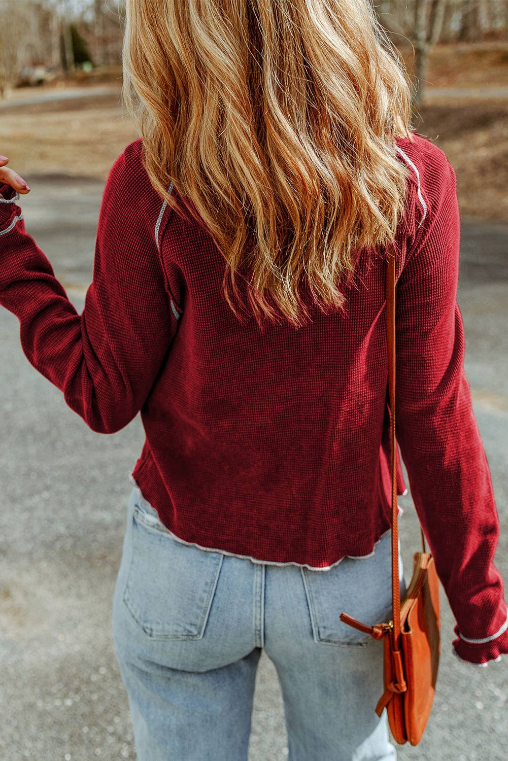 Lovesoft- Round Neck Long Sleeve T-Shirt