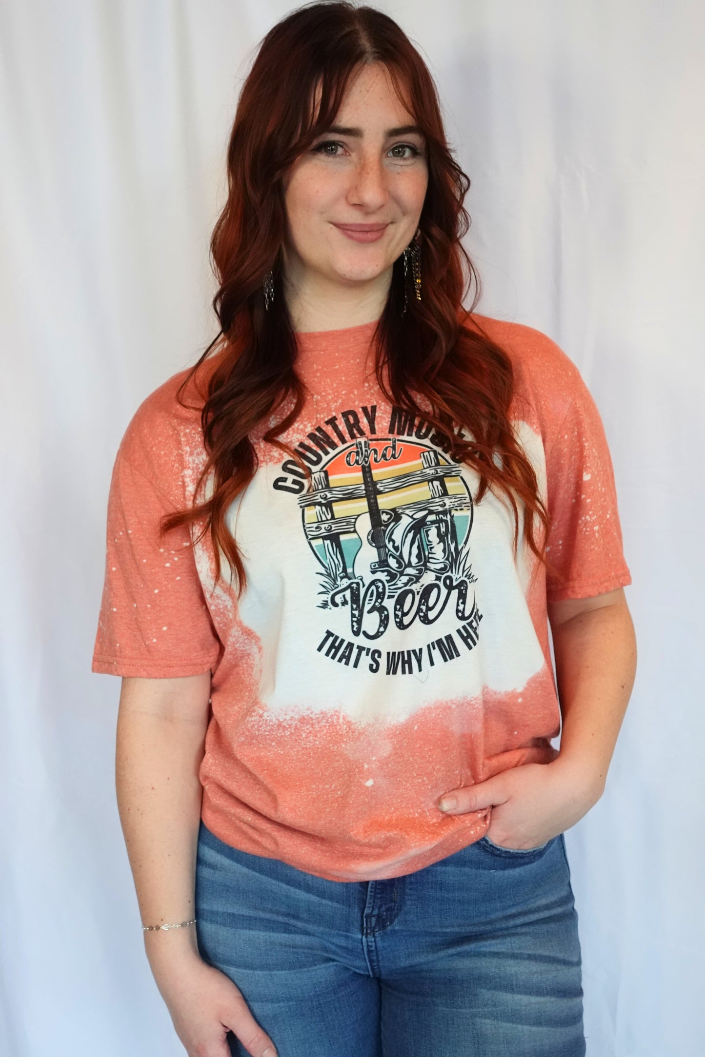 Country Music & Beer That's Why I'm Here T-Shirt