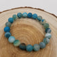 CHAKRA JEWELRY - 8MM Energy Natural Stone Beads Yoga Bracelet: Turquoise