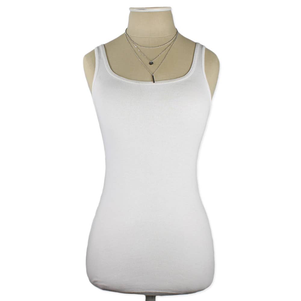 ZAD - Silver Delicate Chain Charms Necklace