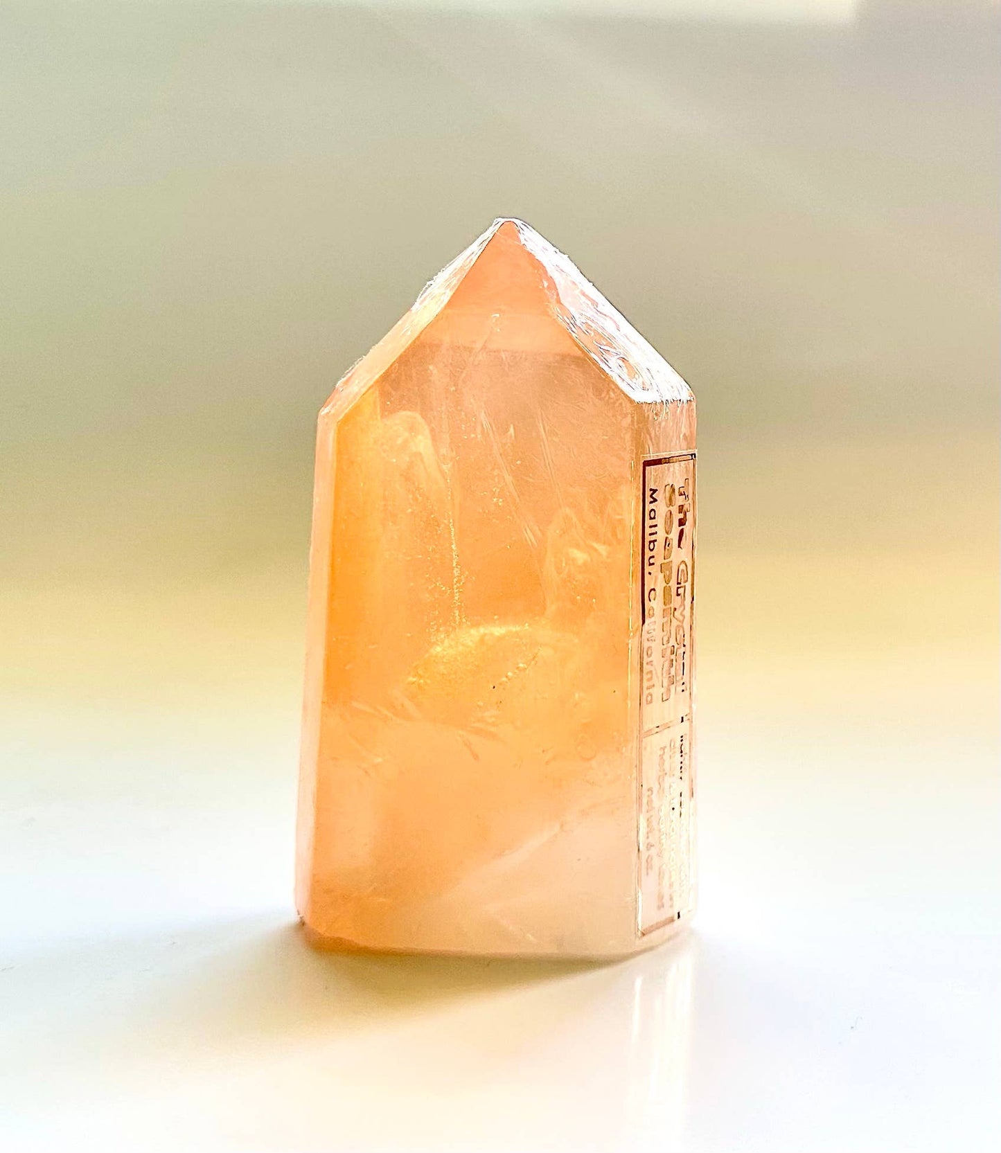 The Crystal Soapsmith - Carnelian soap crystal