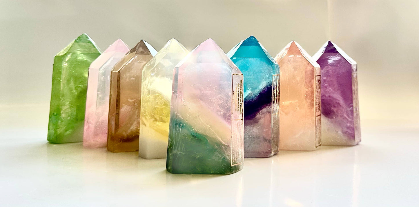 The Crystal Soapsmith - Carnelian soap crystal