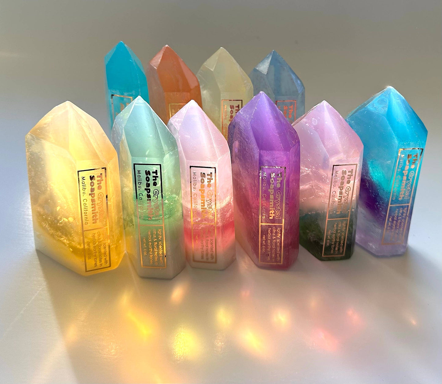 The Crystal Soapsmith - Peridot soap crystal