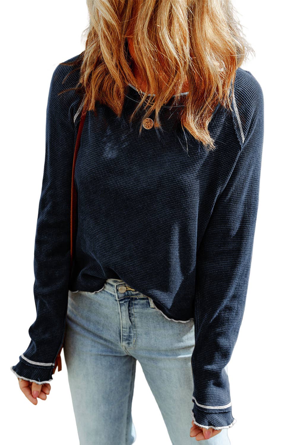 Lovesoft- Round Neck Long Sleeve T-Shirt