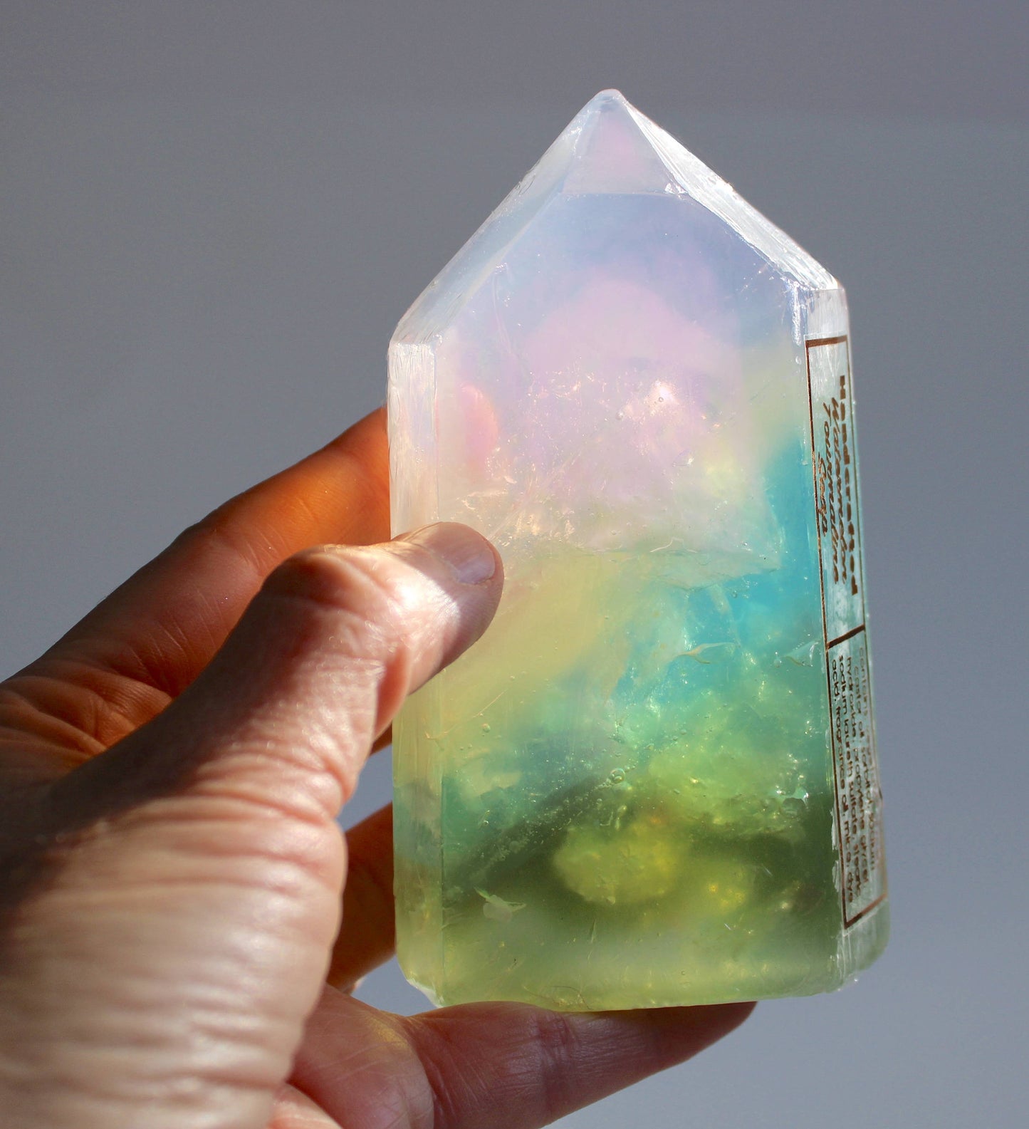 The Crystal Soapsmith - Watermelon Tourmaline Soap Crystal