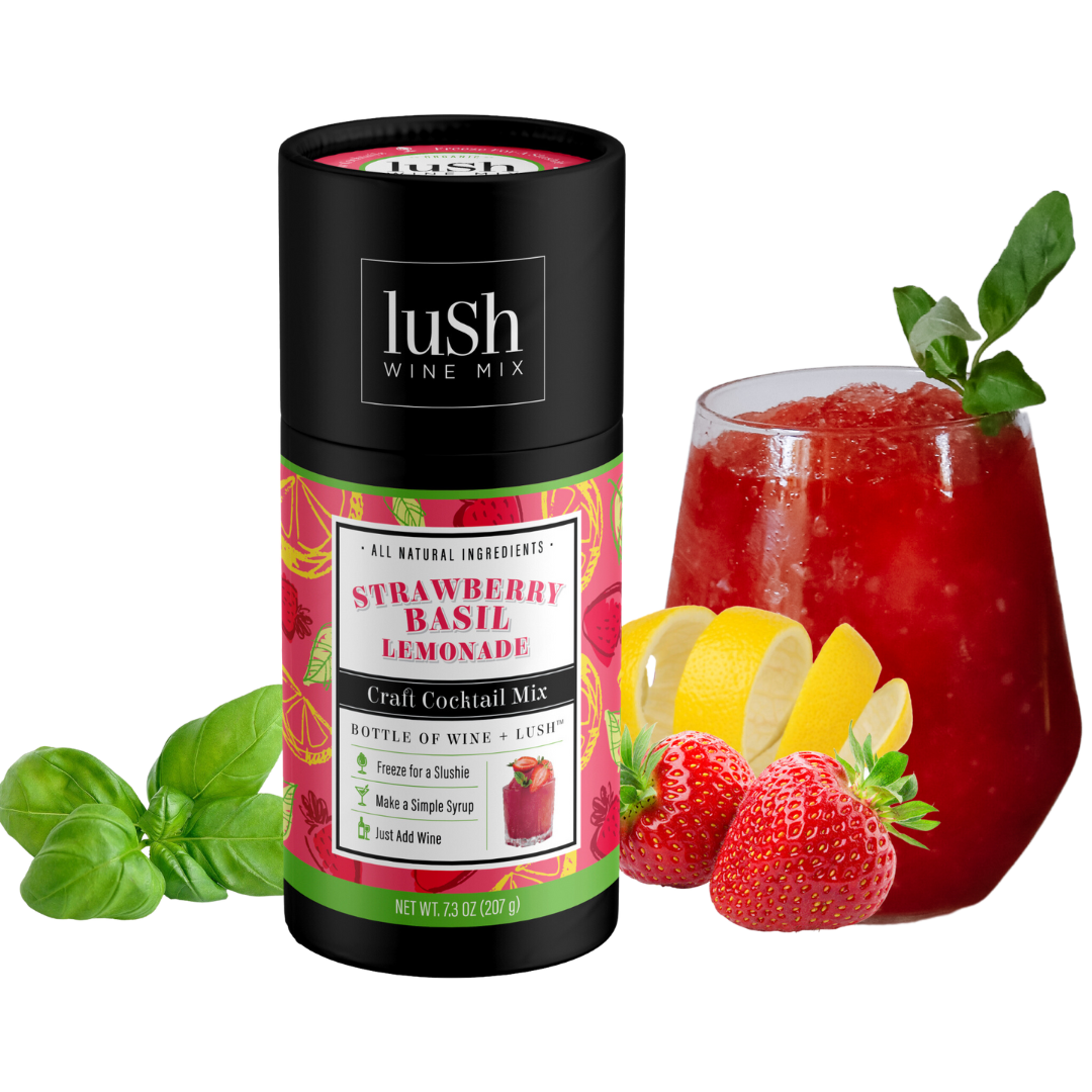 Lush Wine Mix - Strawberry Basil Lemonade Singles