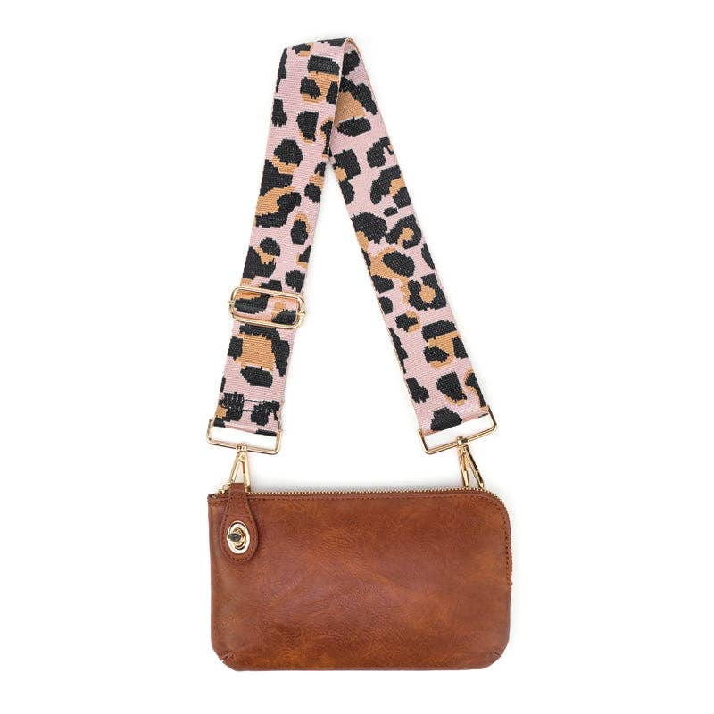 Threaded Pear - Nikki Crossbody | Choose Your Strap: Brown / Rosie Stripe