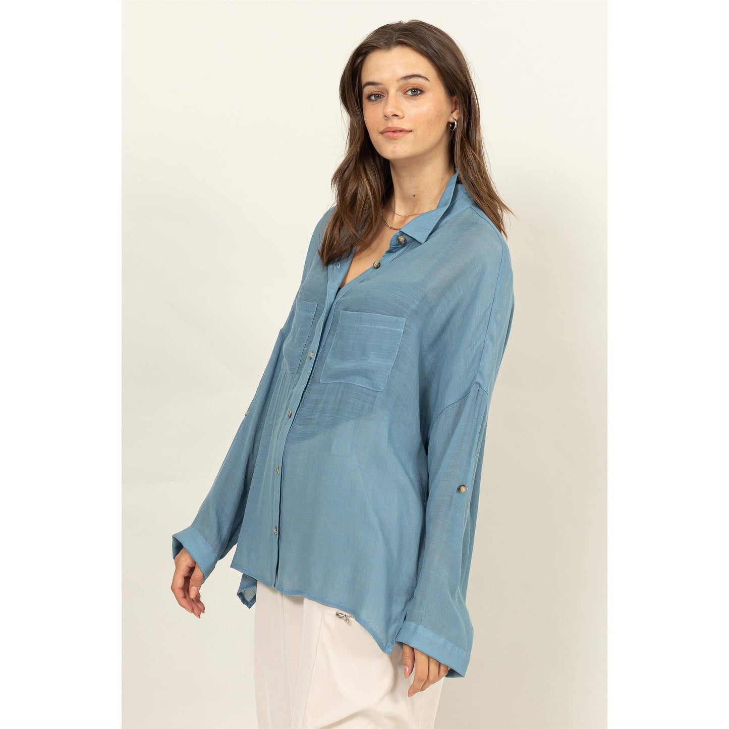 Rustie LONG SLEEVE BUTTON DOWN SHIRT