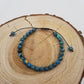 CHAKRA JEWELRY - 6mm Energy Natural Stone Beads Yoga Bracelet: Blue Agate