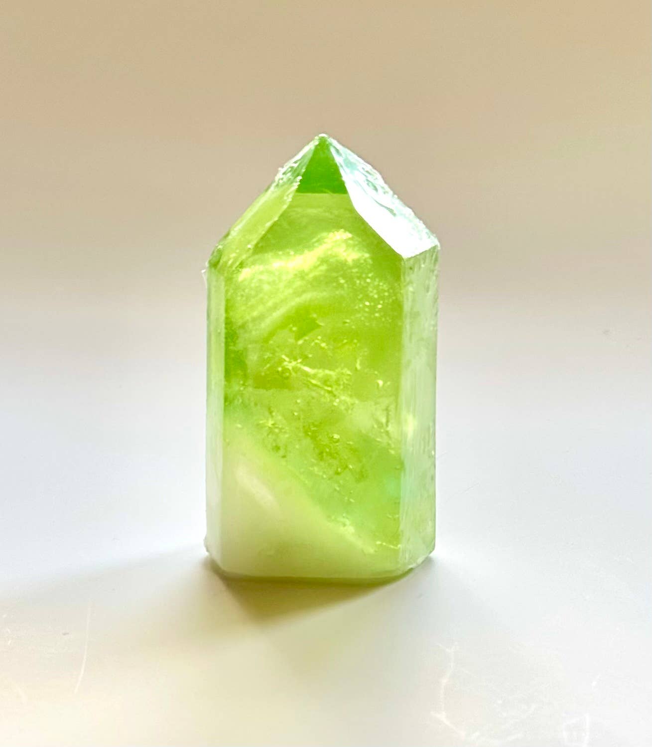 The Crystal Soapsmith - Peridot soap crystal