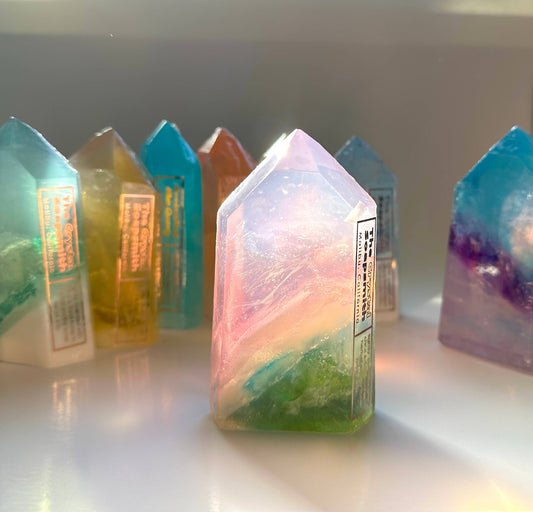 The Crystal Soapsmith - Watermelon Tourmaline Soap Crystal