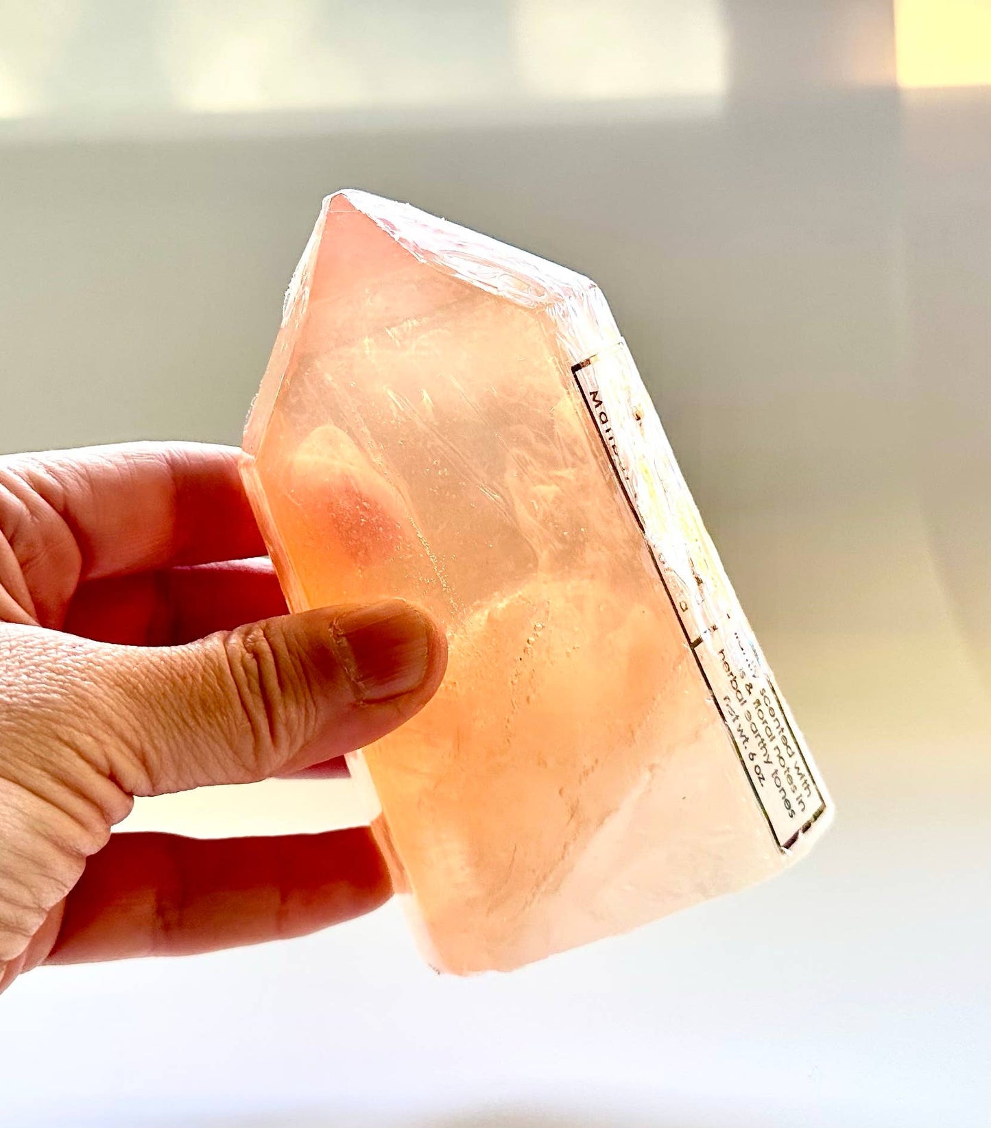 The Crystal Soapsmith - Carnelian soap crystal