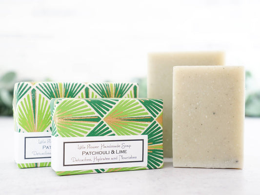 The Little Flower Soap Co - Patchouli Lime Handmade Soap