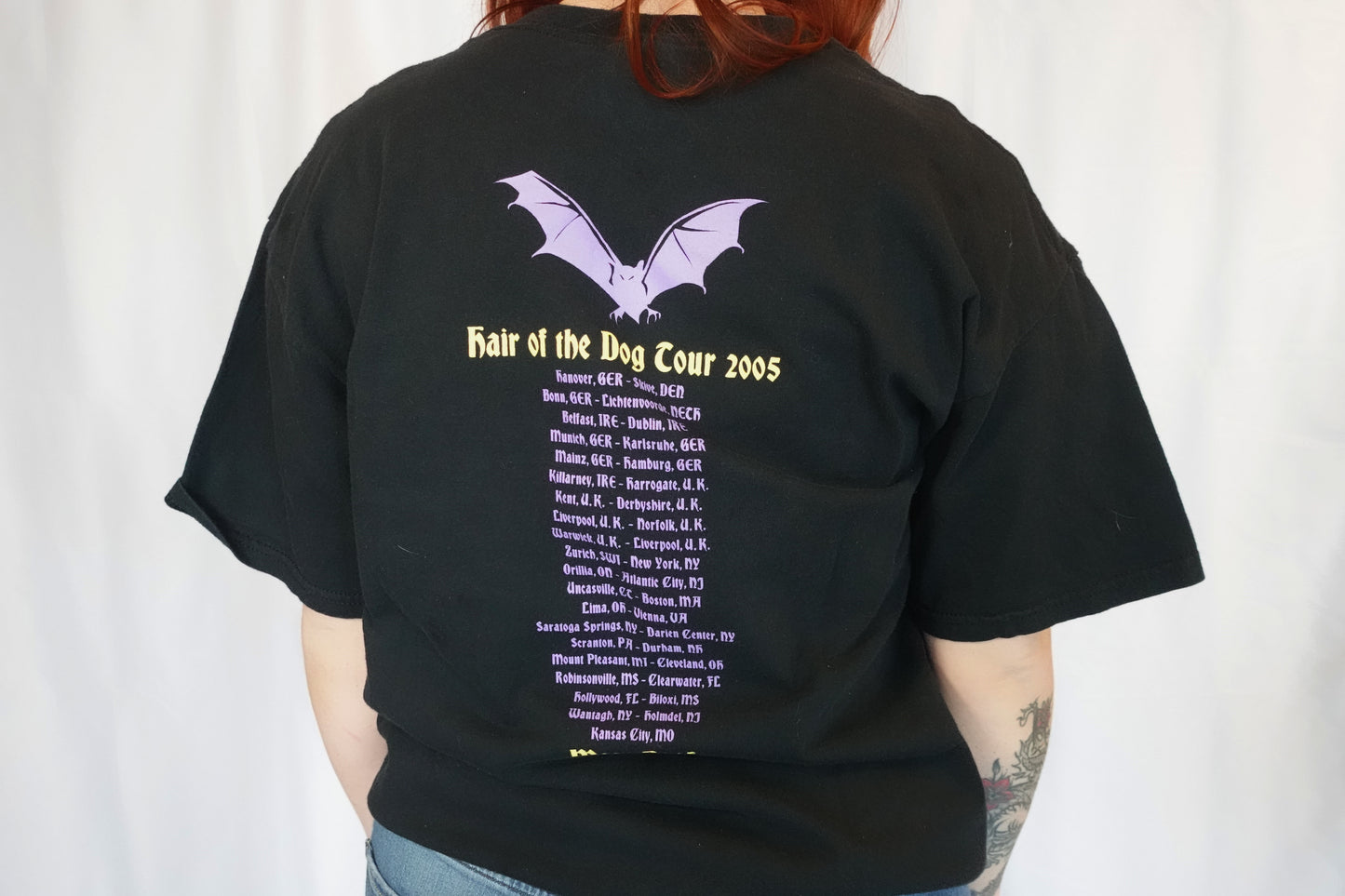 Meatloaf Hair Of The Dog Tour 2005 T-Shirt