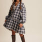 Listicle - Plaid Drop-Waist Mini Dress