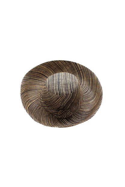 Shebobo - Monica 5" & 7" Wide Brim Melange Packable Straw Sun Hats