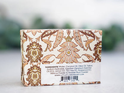 The Little Flower Soap Co - Hibiscus Rose Geranium Handmade Soap