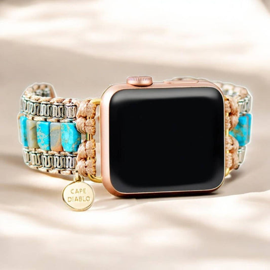 Cape Diablo - Divine Ivory Turquoise Apple Watch Strap