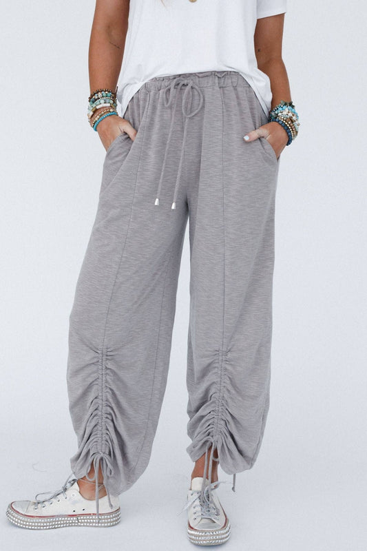 Three Bird Nest - Solie Cinched Pants - Brown