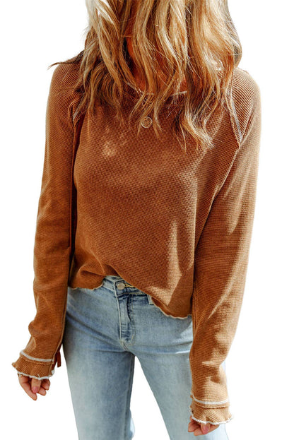 Lovesoft- Round Neck Long Sleeve T-Shirt
